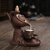 New Peculiar Creative Home Decorations Zen Meditation Buddha Hand Tea Ceremony Backflow Incense