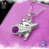 Image 1 of Gengar Shadow Ball Necklace