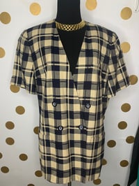 Image 1 of Atrium Plaid Blazer - Size: 14