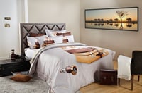 Image 2 of 100% Queen size Cotton 6 Piece Animal Print Bedding Duvet Cover Sheet Set
