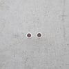 Small 5.5mm Silver Dot Studs in Fushiiro
