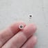Small 5.5mm Silver Dot Studs in Fushiiro Image 2