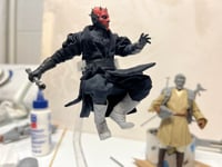 Image 1 of Articulated Boot Upgrade For Play One Twelve Black Warrior