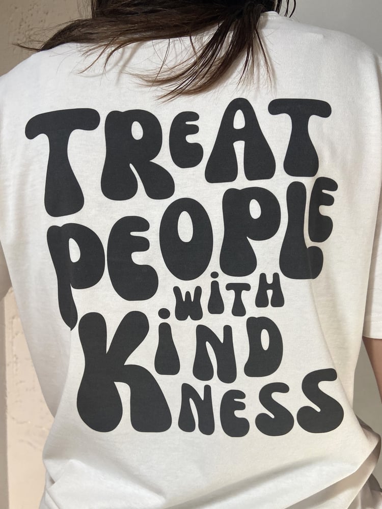 Image of T-SHIRT mixte TREAT PEOPLE WITH KINDNESS