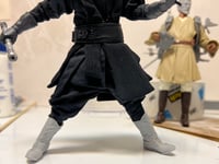 Image 4 of Articulated Boot Upgrade For Play One Twelve Black Warrior