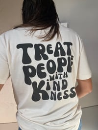Image 2 of T-SHIRT mixte TREAT PEOPLE WITH KINDNESS