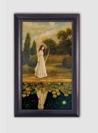 Image 1 of NOM KINNEAR KING - 'THE HUNT UNDER THE MOON' - ORIGINAL PAINTING