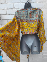 Image 2 of Stevie sari top with tassle yellow