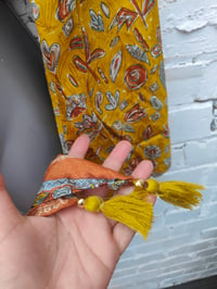 Image 5 of Stevie sari top with tassle yellow