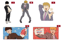 Image 3 of Mob Psycho 100 Glossy Sticker