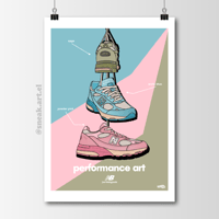 Sneaker Poster New Balance 993 x Joe Freshgoods "Performance Art" Pack Collection