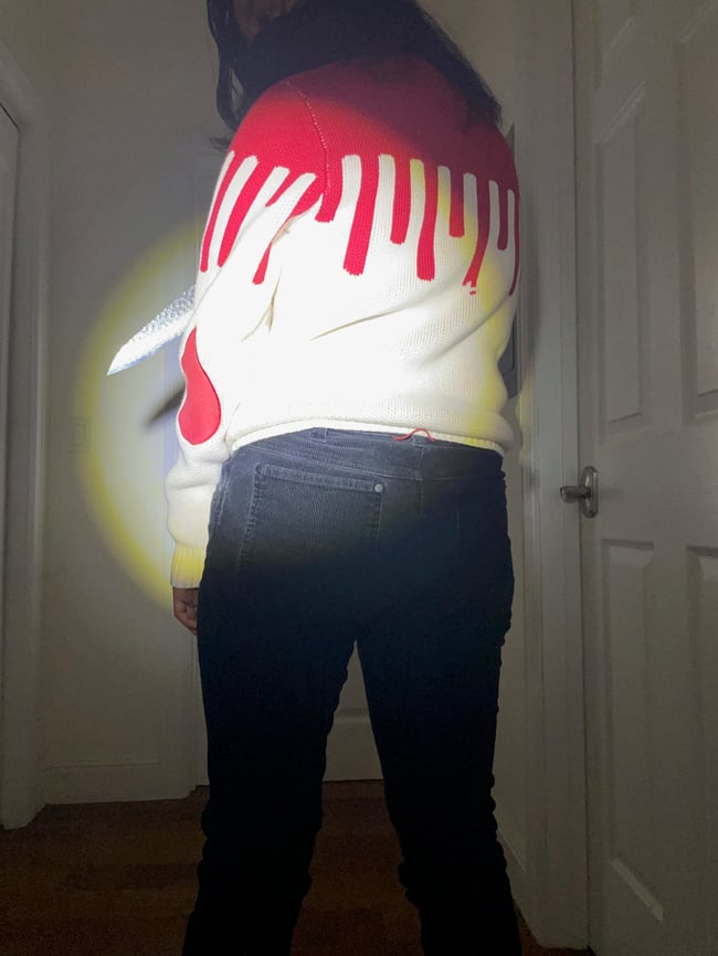 Slasher Blood Drop Sweater
