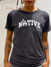 Image 2 of NLATIVE (Model is wearing Camel, Black Wash and Lavender Wash)