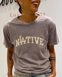 Image 3 of NLATIVE (Model is wearing Camel, Black Wash and Lavender Wash)