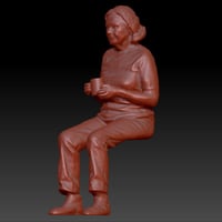 Image 1 of Female 017 - Seated