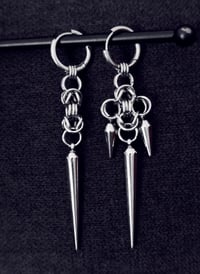 Image 2 of Earrings - Byzantine Star