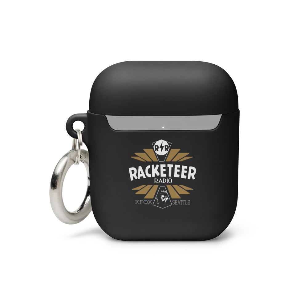 Racketeer Radio KFQX Rubber Case for AirPods®