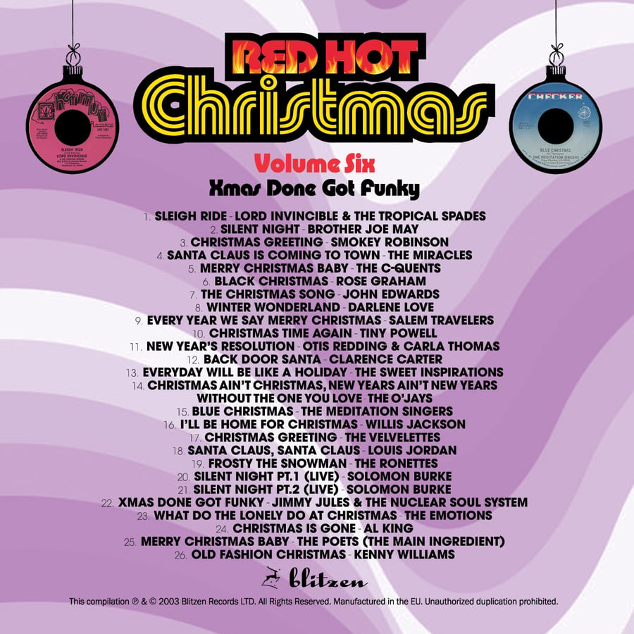 Image of RED HOT CHRISTMAS - Xmas Done Got Funky VOL.6 [Audio CD] 2023 26 TRACKS FREE US SHIPPING