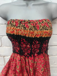 Image 3 of Marley upto  18uk mini maxi skirt -mini dress red and gold upto size 18uk