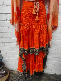 Image 4 of Marley mini maxi skirt -orange upto size 18uk