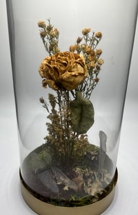 Image 1 of Large Yellow Rose Cloche - Local Pickup Only