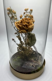 Image 3 of Large Yellow Rose Cloche - Local Pickup Only