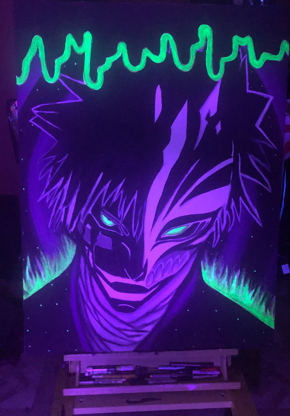 Image of Ichigo From Bleach + Glow In The Dark Art