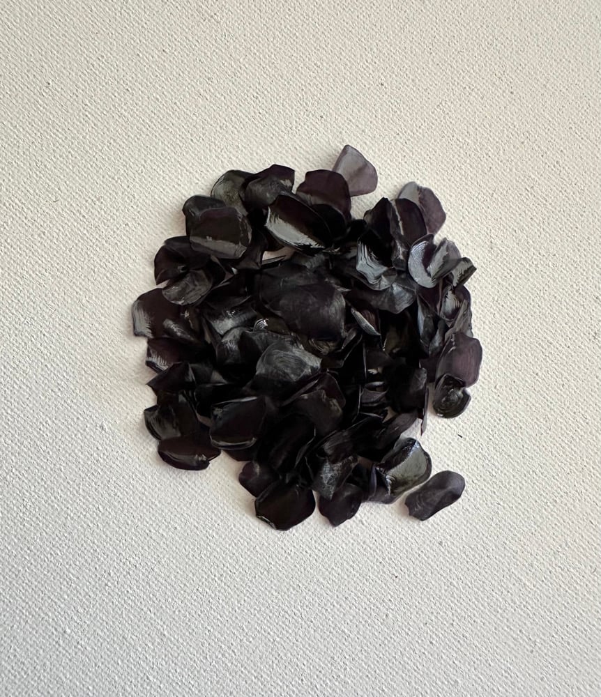 Image of Dyed fish scales - Black