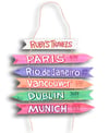 TRAVELER CUSTOM 6 signs (hand-drawn, customizable & expandable) FREE SHIPPING