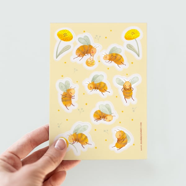 Image of Bee Sticker Sheet