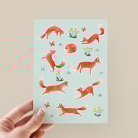 Image 1 of Fox Sticker Sheet