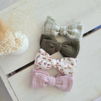 Image 1 of Autumn bows // line bows