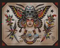 Image 2 of NEW!!! Andrew Poss Tattoo Print 11”x14”  (04-2023)