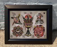 Image 1 of NEW!!! Andrew Poss Tattoo Flash 11”x14” (01-2023)