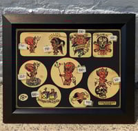Munday Tattoo Flash “Vintage Rips” -  11”x14” (7-2023) 