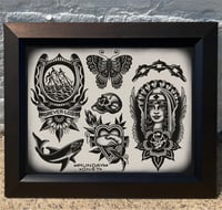 Munday Tattoo Flash   11”x14” (10-2023)