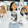 CULTURE SHOCK B&W GRAPHIC 100% COTTON ADULT UNISEX T-SHIRT
