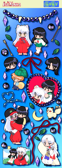 INUYASHA_Stickersheet 
