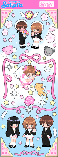 CardcaptorSakura_Stickersheet 
