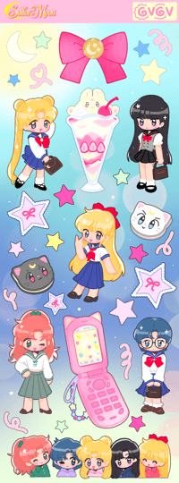 SailorMoon_Stickersheet 