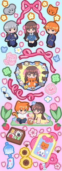 Fruits Basket_Stickersheet 