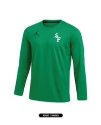 Image 1 of Jordan Long Sleeve Sport Tee - green