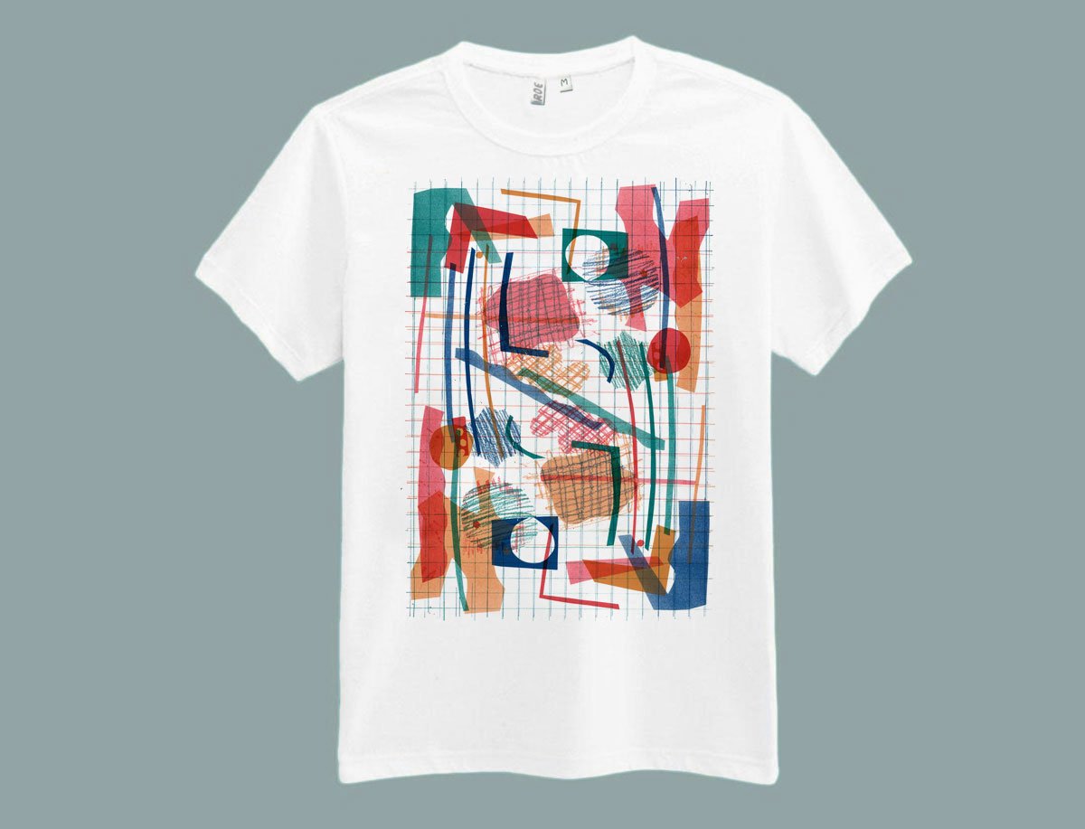 Image of COLLAGE BASIC TSHIRT