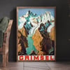 Grimsel | Arnold Brugger | 1933 | Wall Art Print | Vintage Travel Poster