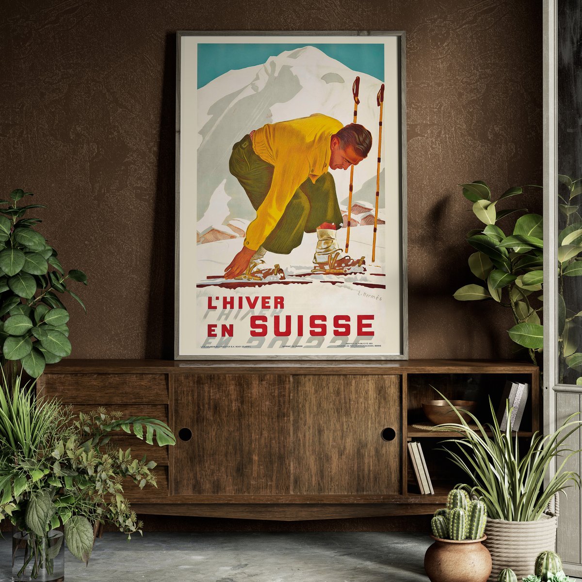 BERNER OBERLAND SUISSE Rnuc - POSTER HQ 40x60cm d'une AFFICHE VINTAGE BERNER OBERLAND SUISSE Rnuc - POSTER HQ 40x60cm d'une AFFICHE VINTAGE