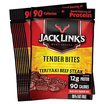 Jack Link's Premium Cuts Beef Steak Tender Bites, Teriyaki, 1.25 Ounce