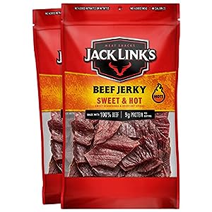 Jack Link's Beef Jerky, Sweet & Hot – Spicy Everyday Snack