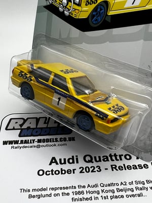 Rally Models Custom - Audi Quattro A2 - October 2023 (Signed)