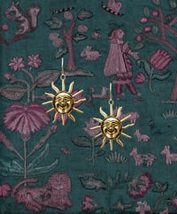 Image 1 of Gold Sun Earrings