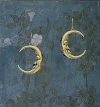 Gold Moon Earrings